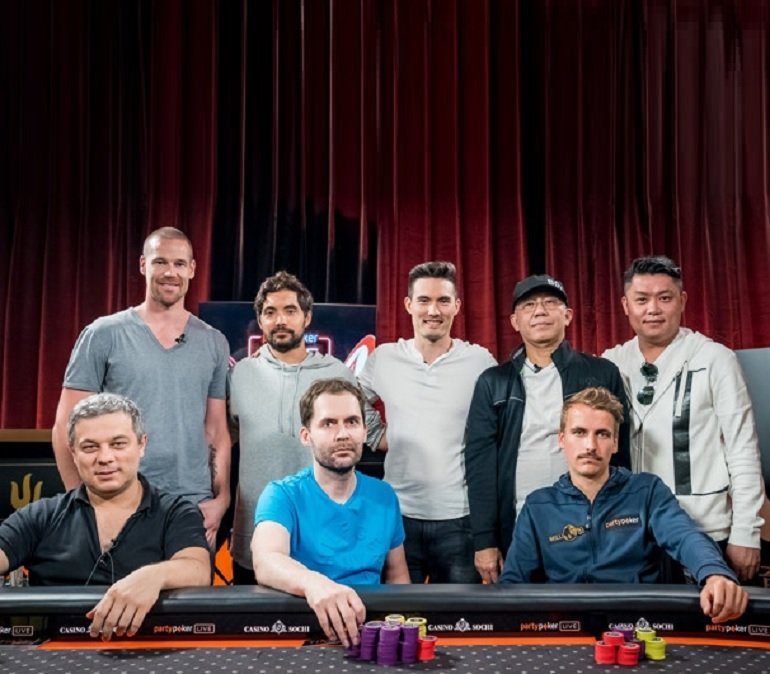 2018 Triton Poker & partypoker LIVE MILLIONS Russia SHR Sochi Finalists